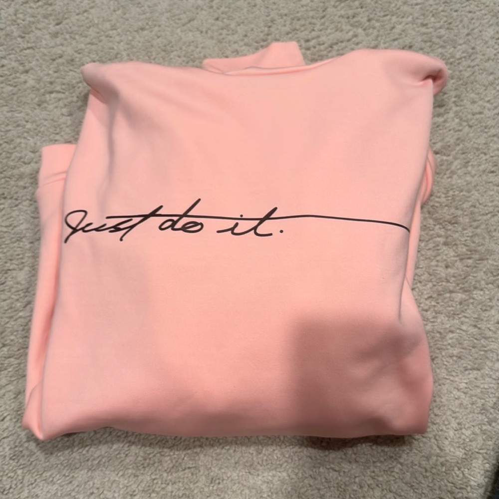 Pink Nike tech fleece hoodie
